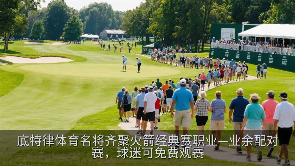 观众在高尔夫赛事现场观赛