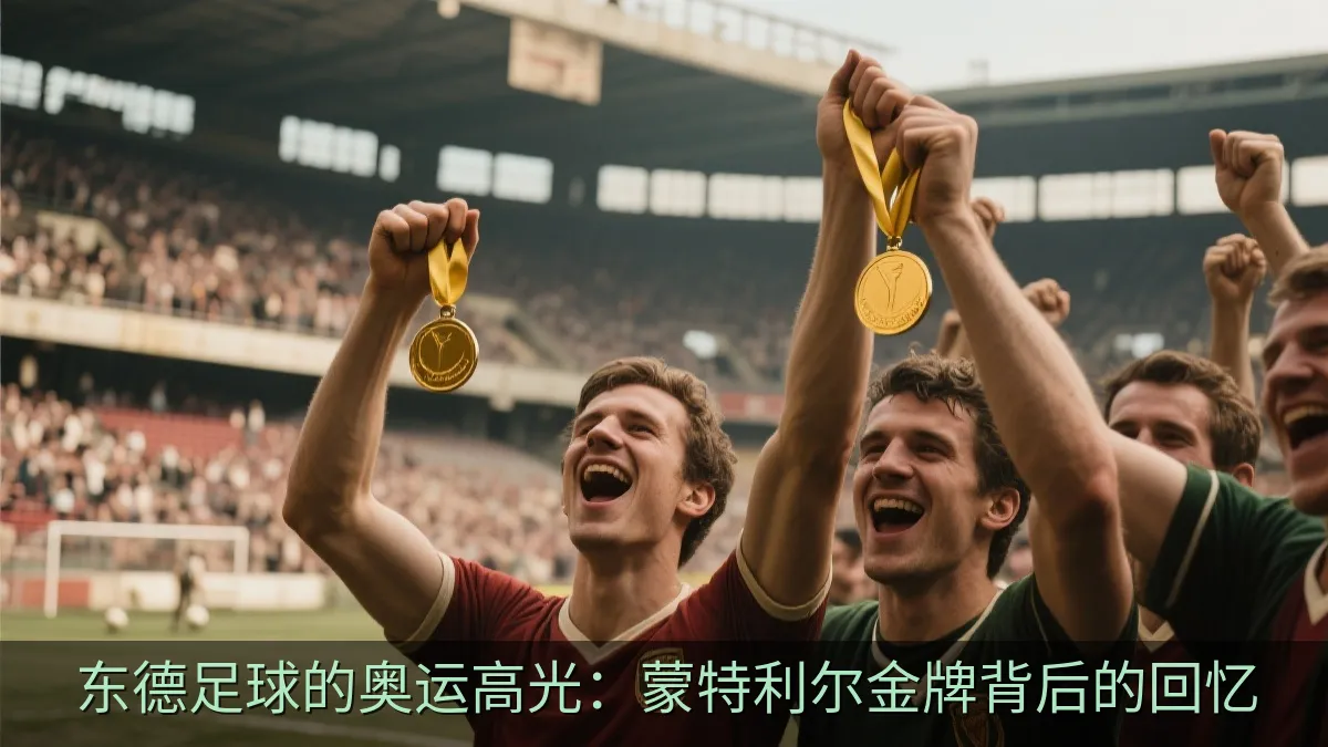 1976年奥运会足球决赛后的夺冠庆祝场景